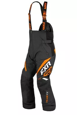 FXR Men's Team FX Snowmobile Pants Bibs Orange  L 2XL 3XL 220100-1030 • $295.99