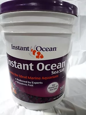 Instant Ocean Sea Salt 48 Lb Bucket For Making 160 Gallons Dissolves Fast • $105