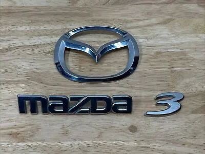2004-2009 Mazda 3 Hatchback Emblem Logo Letters Badge Trunk Rear Chrome OEM • $24.99