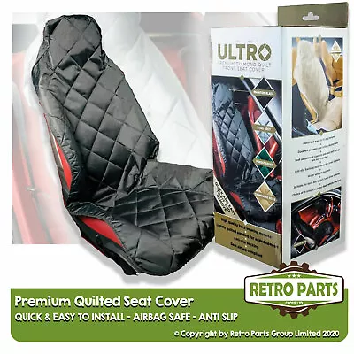 Premium Quality Diamond Quilted Front Seat Cover For Mini Black Fabric • £22.99
