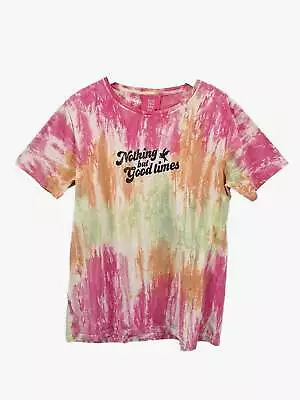 One Teaspoon Tie Dye Good Times Boxy T-shirt Size M • $47.99