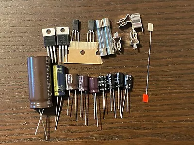 $25 • Buy Sansui F-2546 Power Supply Board Rebuild Receiver Recap Kit - 8080 9090 890 990