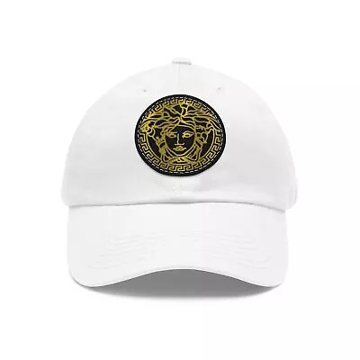Versace Hat With Leather Patch (Round) • $34.99