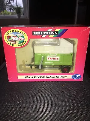 £39.99 • Buy Britains Authentic Farm Models 1:32 Claas Tipping Silage Trailer 9566 Excellent