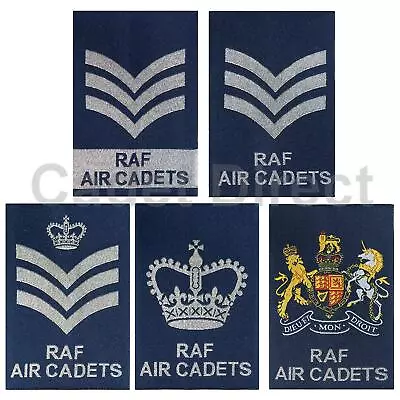 RAFAC NCO SNCO WO Rank Slides Blue • £3