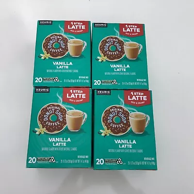 80 K-Cups Donut Shop Vanilla Latte Keurig K-Cups/ 05/14/2023 BEST BY Discounted • $33