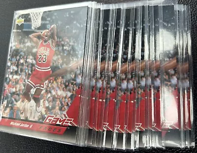 MICHAEL JORDAN 1993/94 UPPER DECK #488 GAME FACES Chicago BULLS! • $1.95