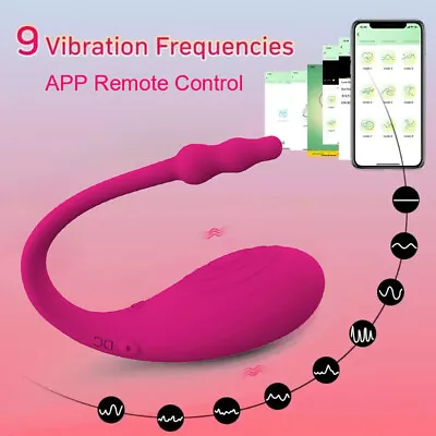 Wearable Vibrator APP Remote Control Vibrating Panties G Spot Clit USB Sex Toy • $28.95