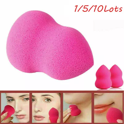 1/5/10Pcs Make Up Sponge Beauty Foundation Blender Buffer Puff Smooth Set USA • $1.99