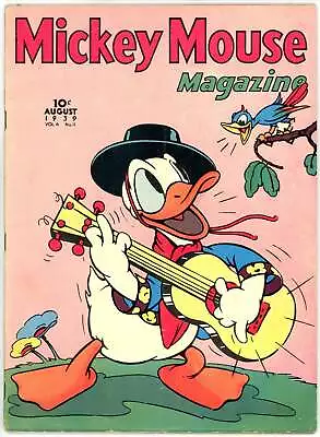 Mickey Mouse Magazine Vol 4 #11 [47] Western VG- (1939) • $140.25