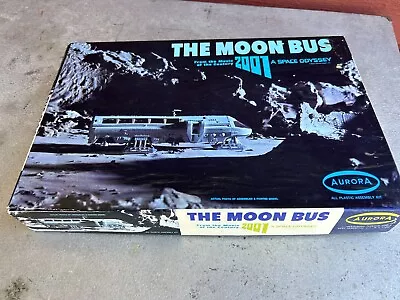 Aurora 2001: A SPACE ODYSSEY MOON BUS Original 1969 Model Kit Vintage Complete • $50