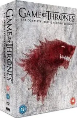 Game Of Thrones: The Complete First & Second Seasons DVD (2013) Sean Bean Cert • £4.98