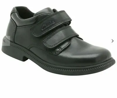 £19.95 • Buy New Clarks Deaton Infant Black Leather Shoe - 8H UK/EU25.5 - Free UK Delivery