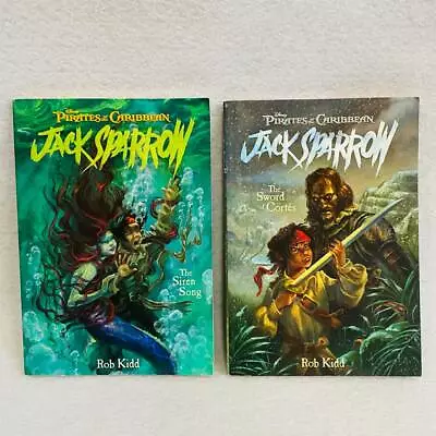 $5.59 • Buy Pirates Of The Caribbean Jack Sparrow Books 2 & 4 Paperbacks Siren Song Sword 