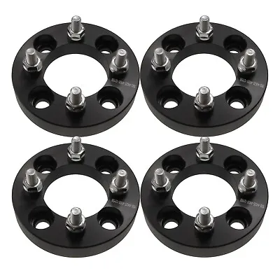 $50.49 • Buy 4 Pcs | 1  4x108 Or 4x4.25 To 4x100 Wheel Adapters Spacers | 12x1.5 Studs 25mm