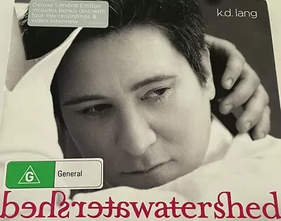 K.D. Lang - Watershed Deluxe Limited Edition CD And DVD With Slipcover • $6.95