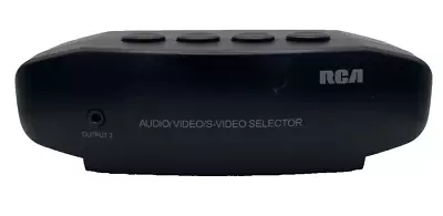 RCA VH911 4 Port AV Selector Switch Composite & S-Video Retrogaming Legacy Audio • $13.95