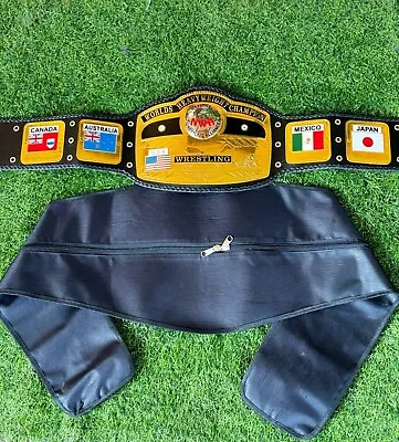 NWA Domed Globe World Heavyweight Wrestling Championship Replica Tittle Belt 2MM • $119.99