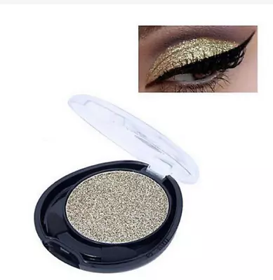 Saffron All Over Glitter Eye Shadow Body Compact Metallic Glam Festival Sultry • £2.59