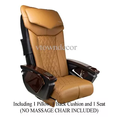 Leather Pad Set/Upholstery/Back Pillow Seat For Massage Spa Pedicure Chair LX22 • $207.10