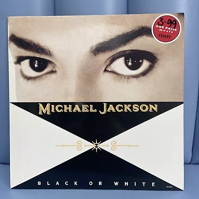 Michael Jackson - Black Or White - Used Vinyl Record 12 Inch. M/NM • £14.99