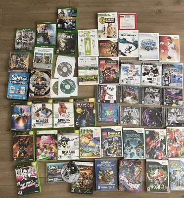 (50 More) PS3 Wii XBOX One 360 Xbox Games Video Game Lot Bundle • $40