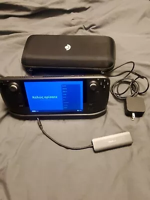 Valve Steam Deck 64gb Handheld System + 256Gb Micro SD With Stand Case • $305