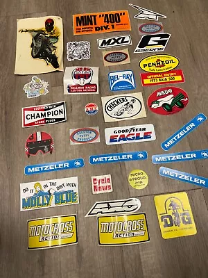 Vintage Motorcycle/Motocross Stickers/decals/DG Racer/Red Bud/ Checkers MX Dirt • $32