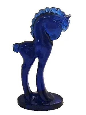 Vintage Mosser Cobalt Blue GlassTrojan Horse • $30