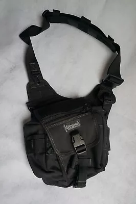 Maxpedition Black Fatboy Versipack Tactical Gear Crossbody Bag  • $60