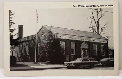 Quakertown PA United States Post Office Photo Postcard F7 • $5.99