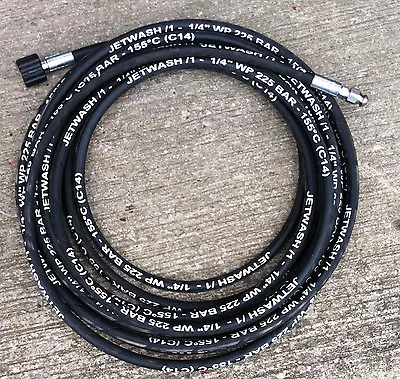 Pipethon 15 Meter M22 Karcher Pressure Washer Drain Sewer Cleaning Jetting Hose • £46.99