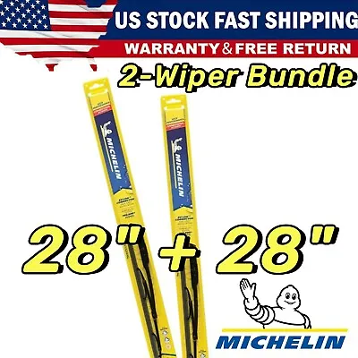 Matched Set Of 2 Wipers 28 +28  For Michelin Wiper Blades - 32-280 32-280 • $26.23