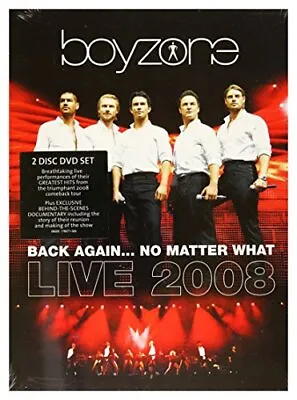 Boyzone: Back Again... No Matter What - Live 2008 [DVD] [NTSC] Boyzone Used; G • £3.43