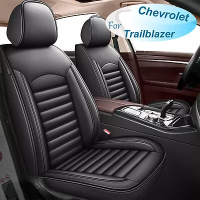 For Chevrolet Trailblazer 2021-2025 Car 5 Seat Covers Black Microfiber Leather • $121.79