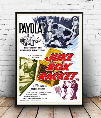 Juke Box Racket : Vintage Advertising  Poster Wall Art Poster Reproduction. • £5.09