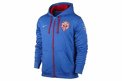 $160 • Buy NIKE Mens Small MANNY PACQUIAO THERMA FIT Hyperko HOODIE JACKET RARE! Blue 