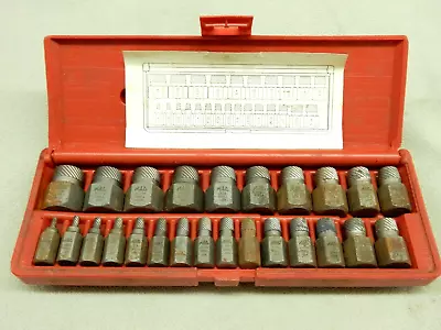 Mac Tools Screw Extractor Set 25 Pc. Hexagonal Head Multi Spline 1/8  - 7/8  • $130