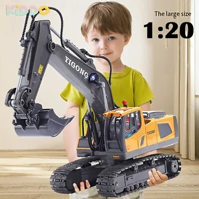 RC Excavator 1:20 Remote Control 2.4G RC Crawler Engineering Vehicle • $109