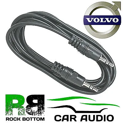 VOLVO XC60 XC70 XC90 V40 V50 V70 V90 3.5mm IPod IPhone MP3 AUX IN Car Lead Cable • £3.95