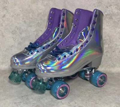 Impala Blue Holographic Quad Skate Size 9 • $99.99