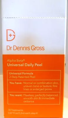 Dr. Dennis Gross Alpha Beta Universal Daily Peel 30 Treatments Exp 2026 • $50.99