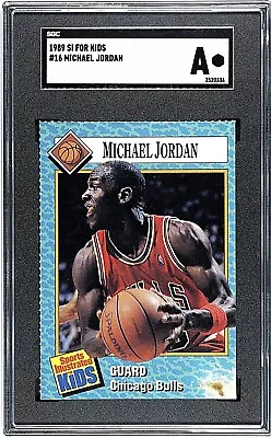 Michael Jordan 1989 Sports Illustrated For Kids #16  Bulls  Sgc Authenticated • $99.95