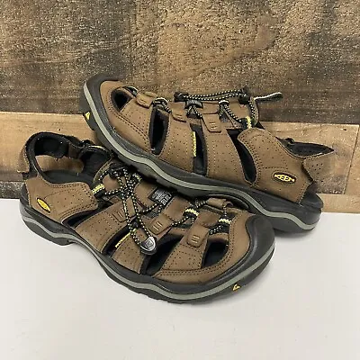 Keen Rialto II H2 American Built Brown Sandals- Men's 11.5 - Waterproof Hiking • $40