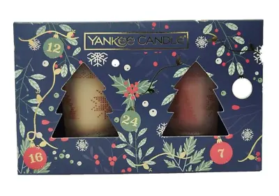 £7.45 • Buy Yankee Candle Gift Set 2 Votive Candles & Holder Christmas Collection