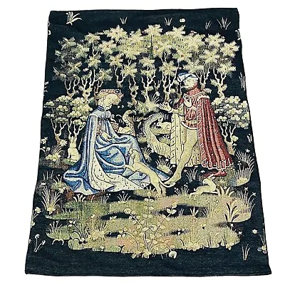 An Offering Of The Heart Medieval Ages Nobility Tapestry Wall Hanging • $44.99