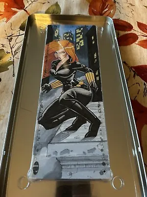 2022 Upper Deck Marvel Premier Ernest Romero BLACK Widow QuadPanel Sketch Card • $400