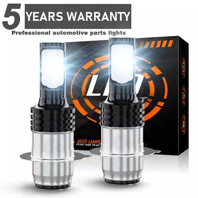 For Honda Sportrax TRX400EX 1999-2008 - 2x 6000K White LED Headlights Bulbs Kit • $15.99