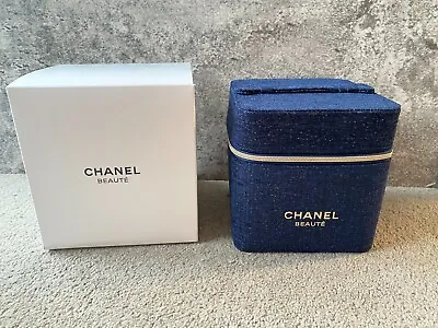 New Authentic CHANEL Cosmetic Makeup Bag Case Storage Bag Travel Pouch VIP Gift • $280