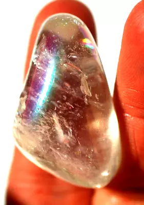£6.95 • Buy LARGE ANGEL AURA QUARTZ TUMBLESTONE  4.0 X 2.3 Cms 32.17 Gm Meditation, Peace #3